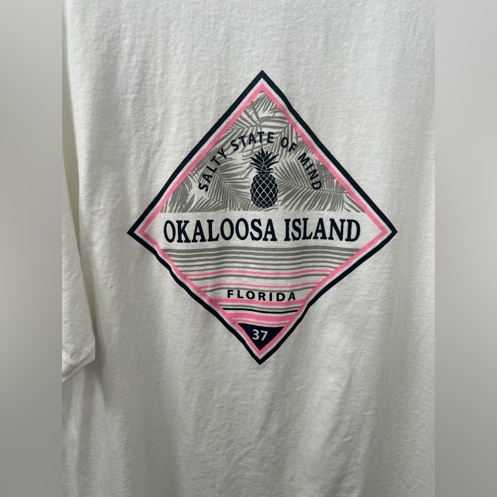 Okaloosa Island Shirt Short Sleeve Mens 2XL  (0712) - Picture 3 of 11